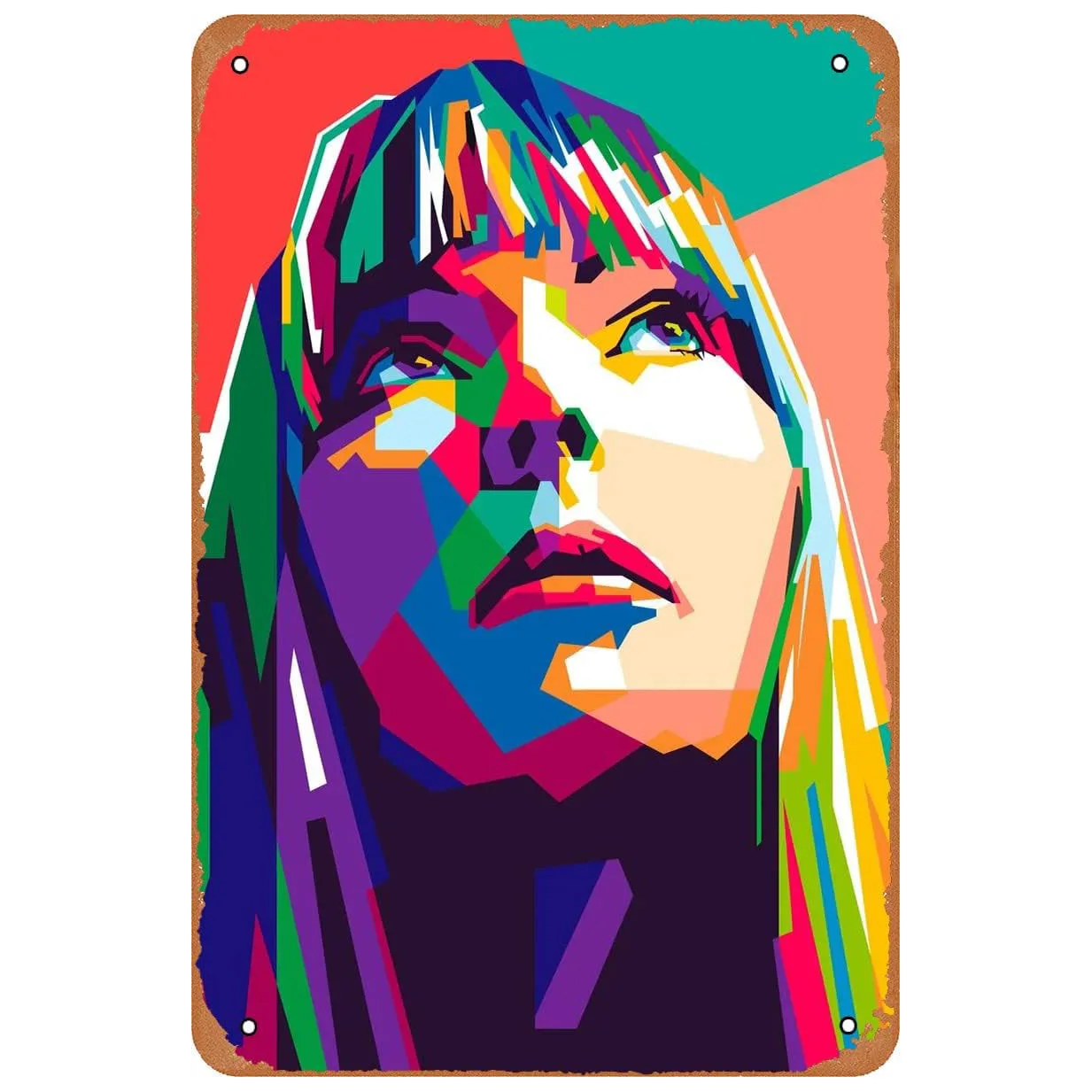 صفيح معدني لوحة تزيين الحائط ، فرقة الروك ، الروك ، الروك ، الروك ، خمر ، ملصق فني ، لوحة حديد ، للرجل ، الكهف ، المنزل ، المقهى ، الحديقة ، النادي ، البار #4