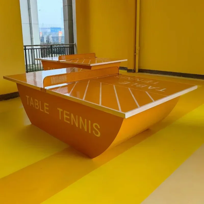 

Tennis table indoor and outdoor folding mobile all-inclusive game boat table tennis table