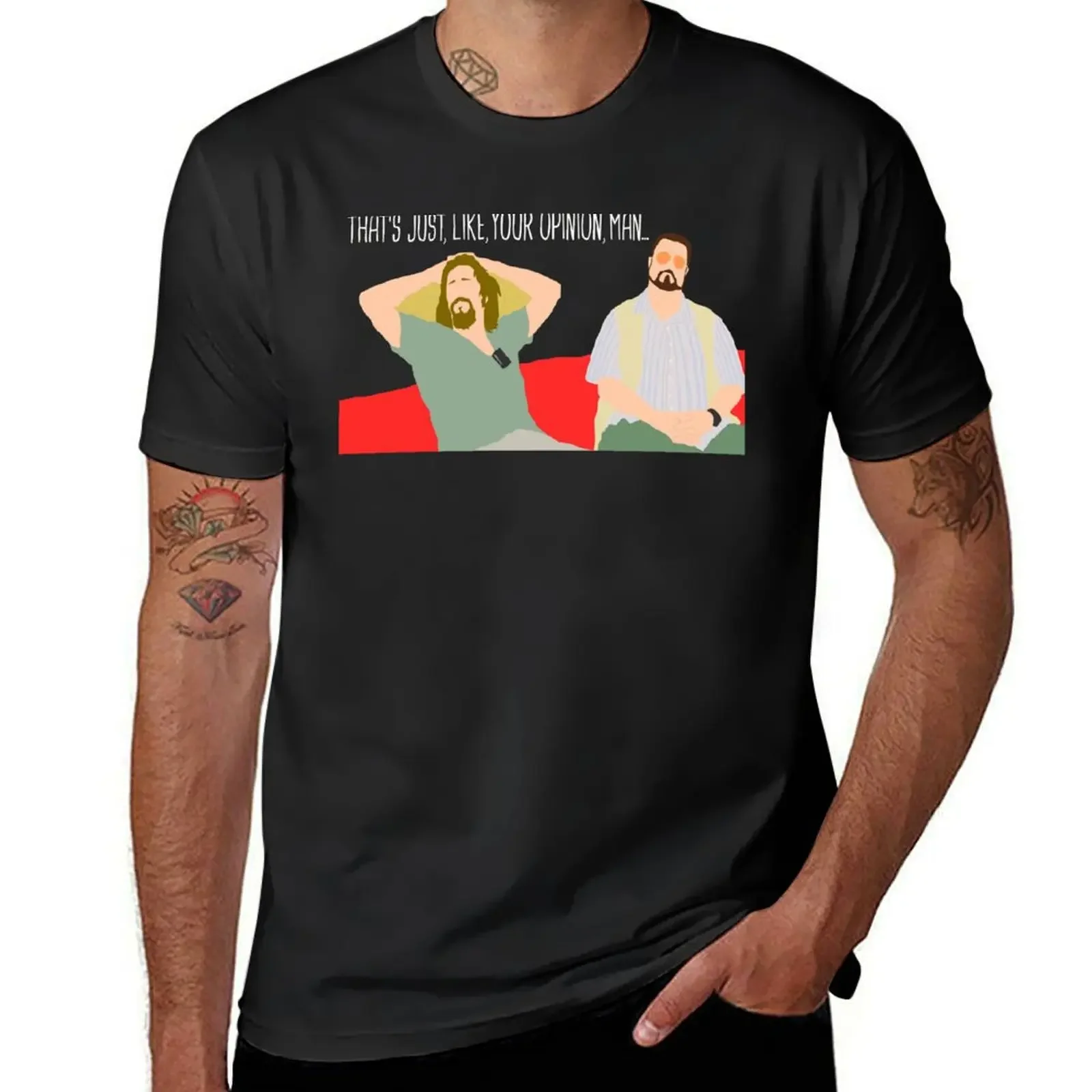 The Big Lebowski - Just Your Opinion Man T-Shirt plus size tops blanks t shirts for men cotton