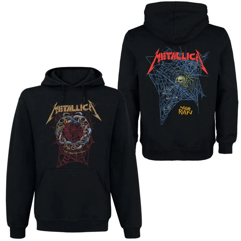 2026 Neues, seltenes METALLICA Rock Dark Style Album-Set, langärmeliges Kapuzensweatshirt für Herren und Damen aus Europa und Amerika – Detail 15