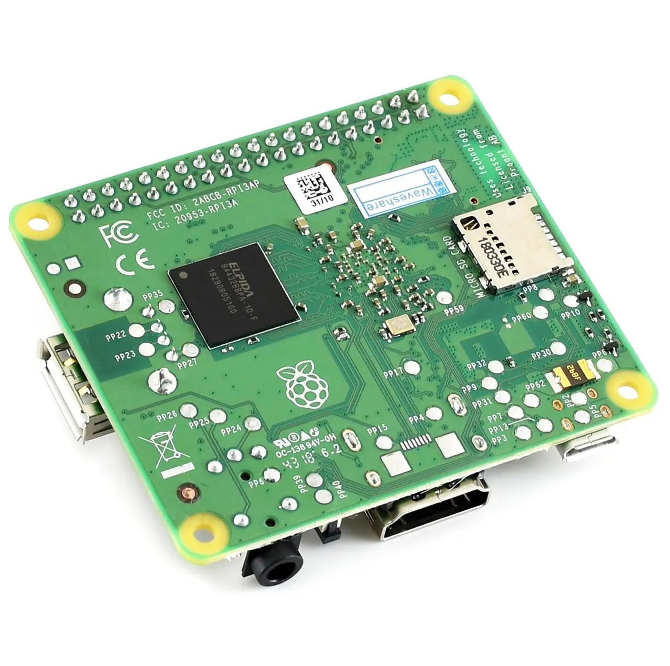 Raspberry Pi Foundation Waveshare Wholesale Genuine Raspberry Pi 3 Model A+ Retains Most Enhancements in Smaller Form Factor