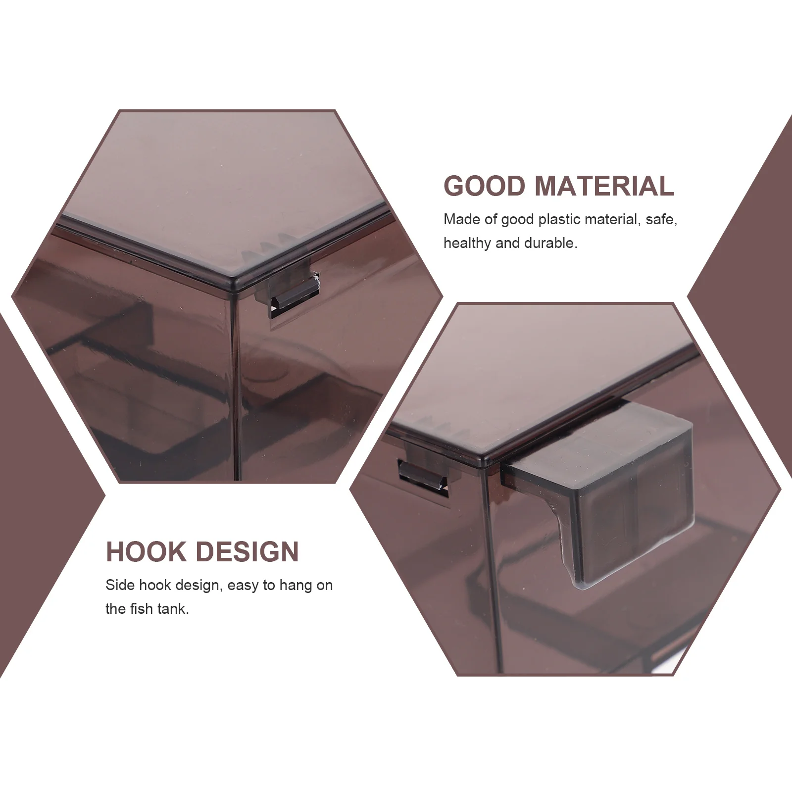 U Shaped Filter Box For Aquarium Hanging Filter Box Fish Tank Filtering Tool Plastic Container Clean Water Environment