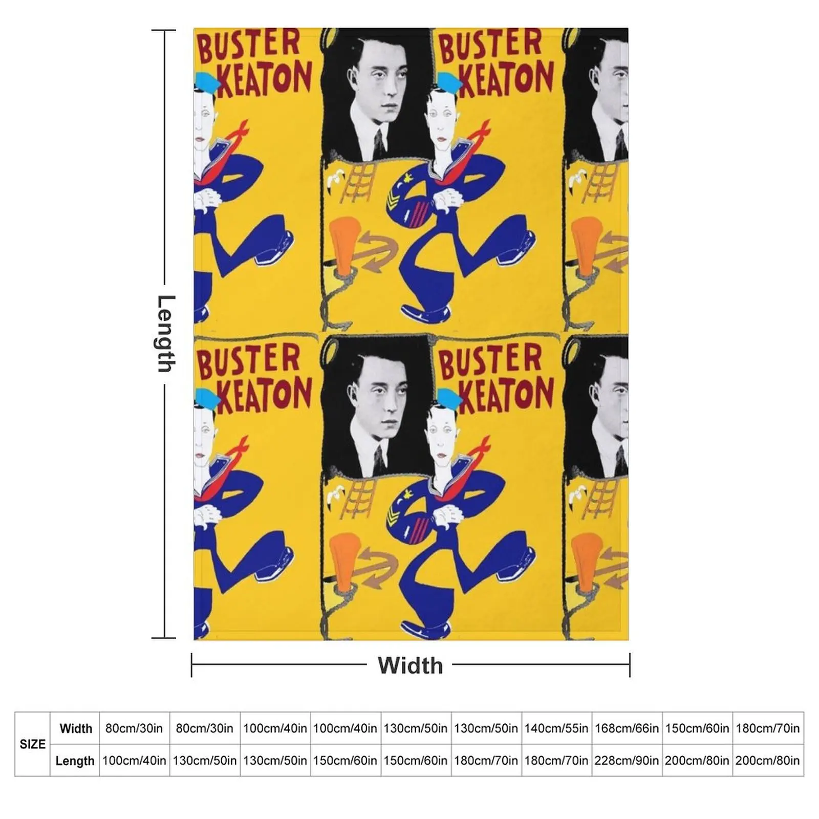 BUSTER KEATON The Navigator comic art Throw Blanket Sofa Quilt Summer Beddings Travel Bed Fashionable Baby Blankets