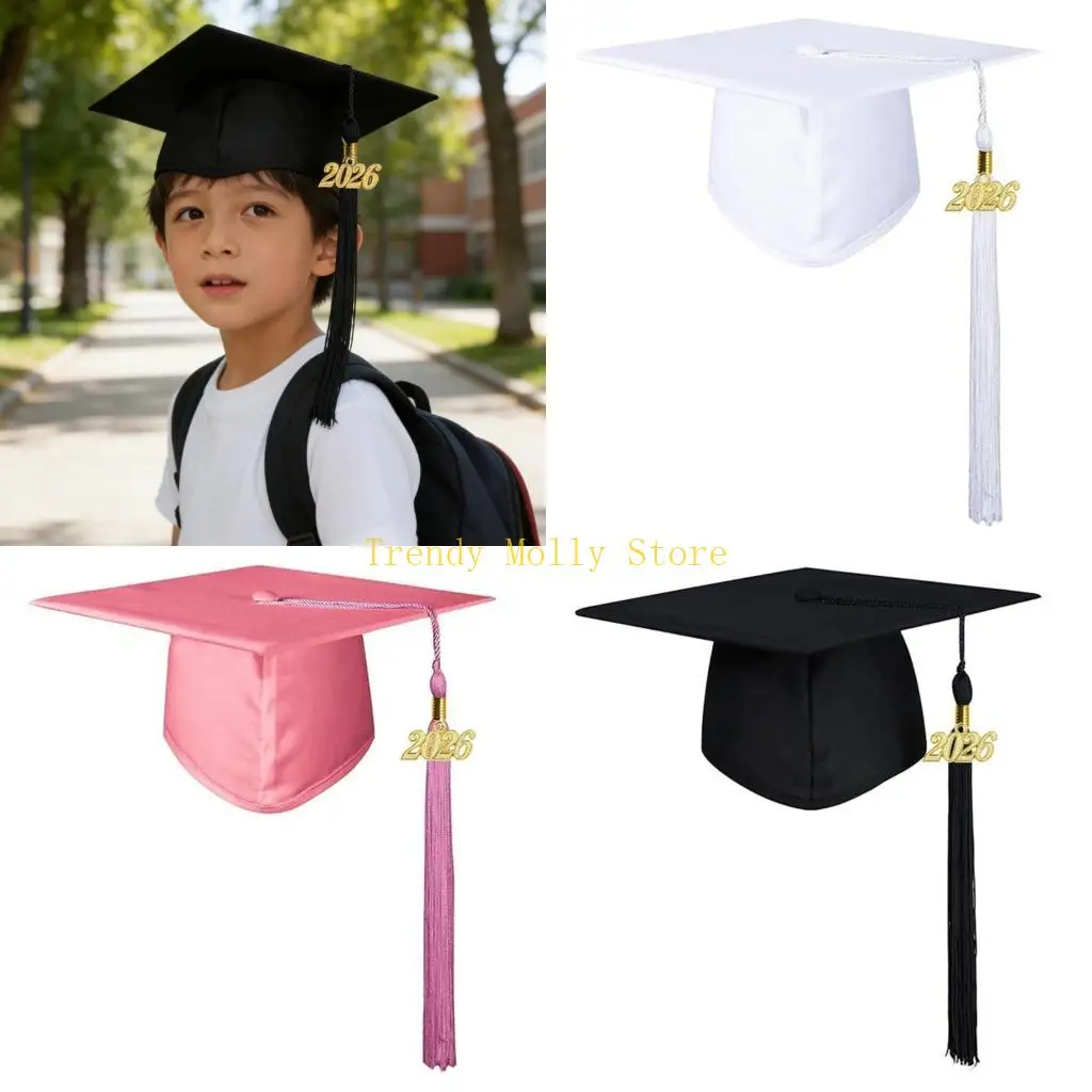 

N5KB Выпускная шапка бакалавра 2026 года для различного размера головы. Удобная академическая праздничная кепка для выпускников