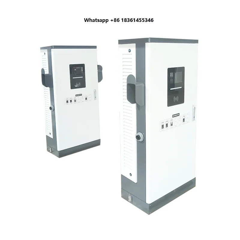 For Community/parking Lots Dc Ev Charger 80kw New Energy Vehicle Charge Pile 5m Cable Double Gun Charging Station