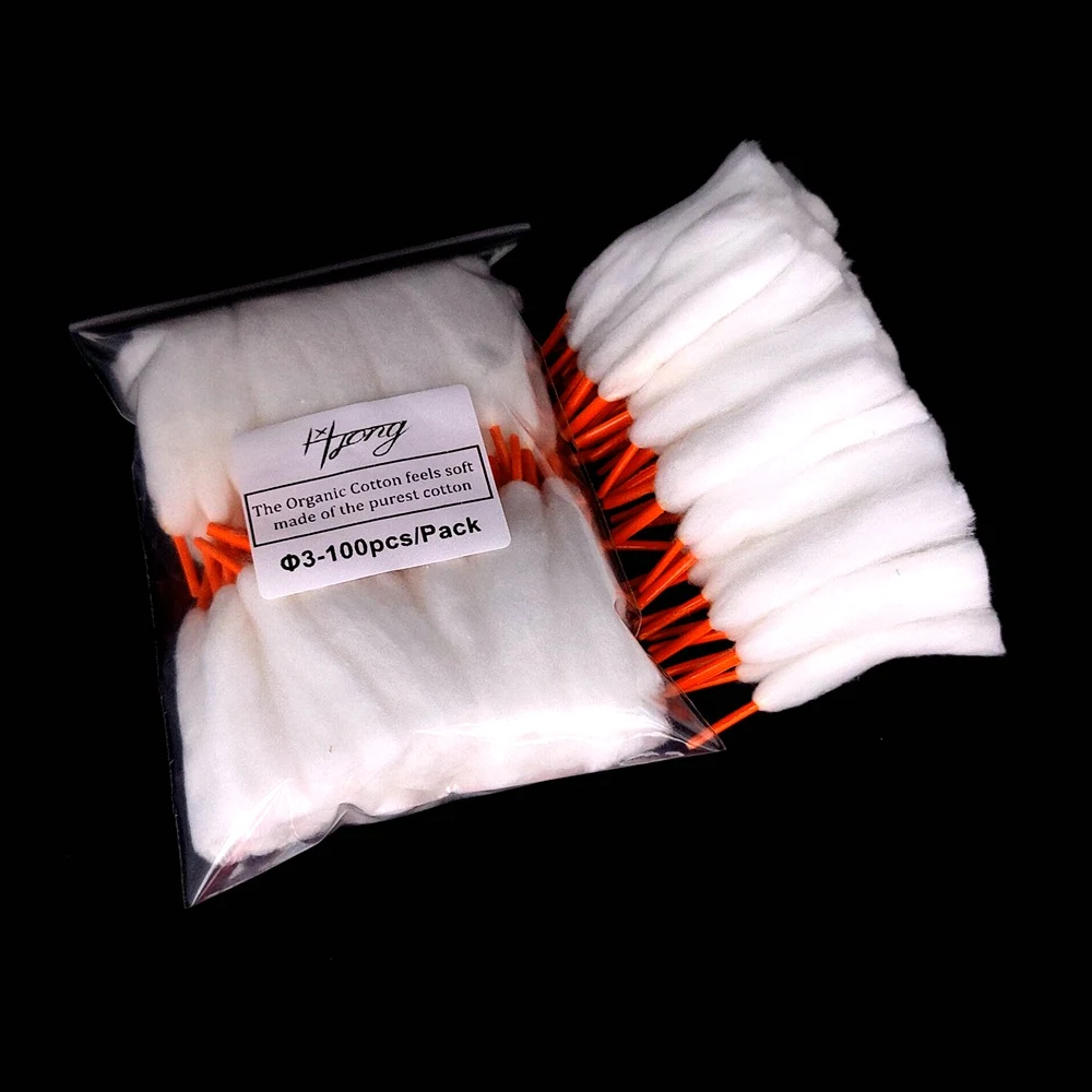 500/200/100/50 Uds 3,0mm Original Hong Wick algodón BP longitud 6,5 CM