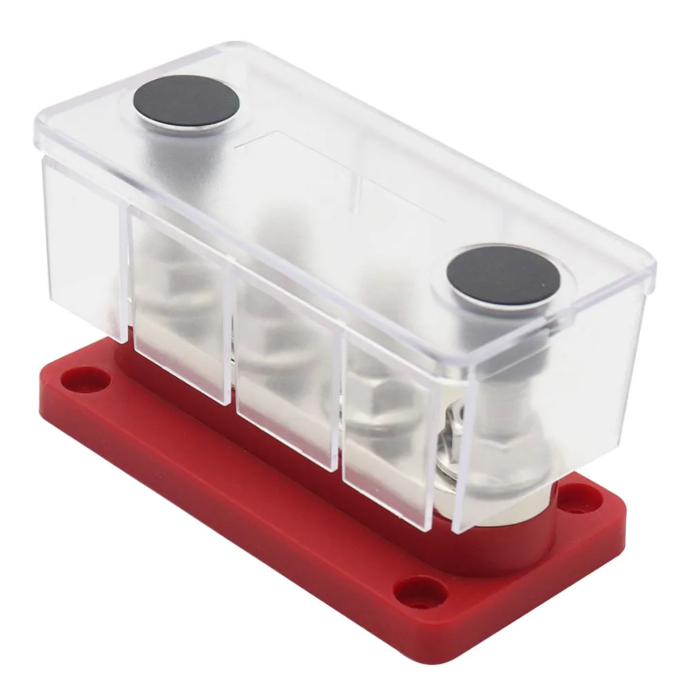 

300a Terminal Bus Bar Durable Electrical Distribution Block for Car Boat Rv Power Distribution Terminal Strip Electrical Bus Bar