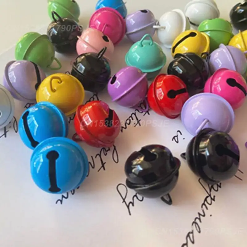 The Bell Candy Colors Creativity Christmas Bells Christmas Decorations Pet Bell Cute Candy Colored Bells Colorful Bells 22mm