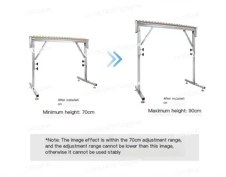 2023 Folding Fluent Strip Support Frame, Large Plate Carrying Conveying Device Saw Table Drag Table Auxiliary Pulley Support