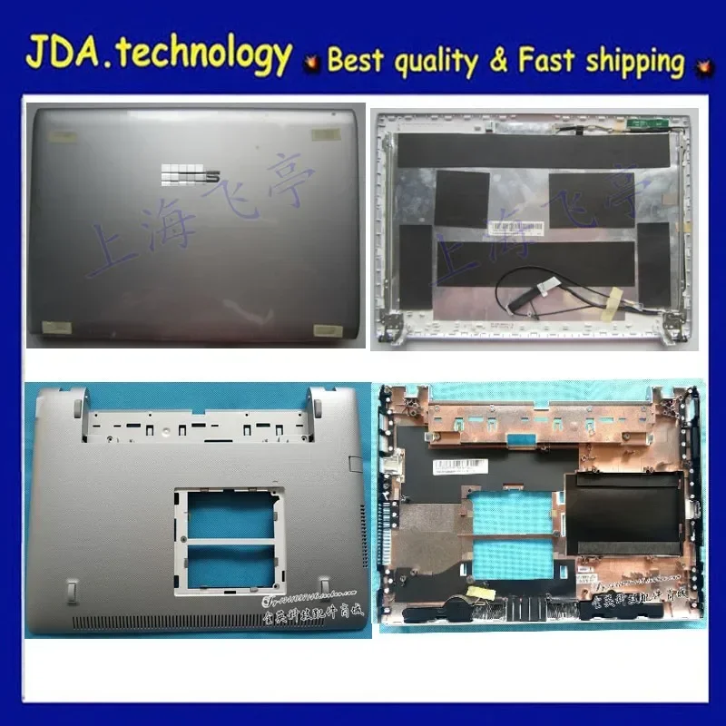 MEIARROW                     New/Orig For ASUS 1225E 1225C 1225B 1225 LCD Back cover W/hinge / Bottom case, Silver