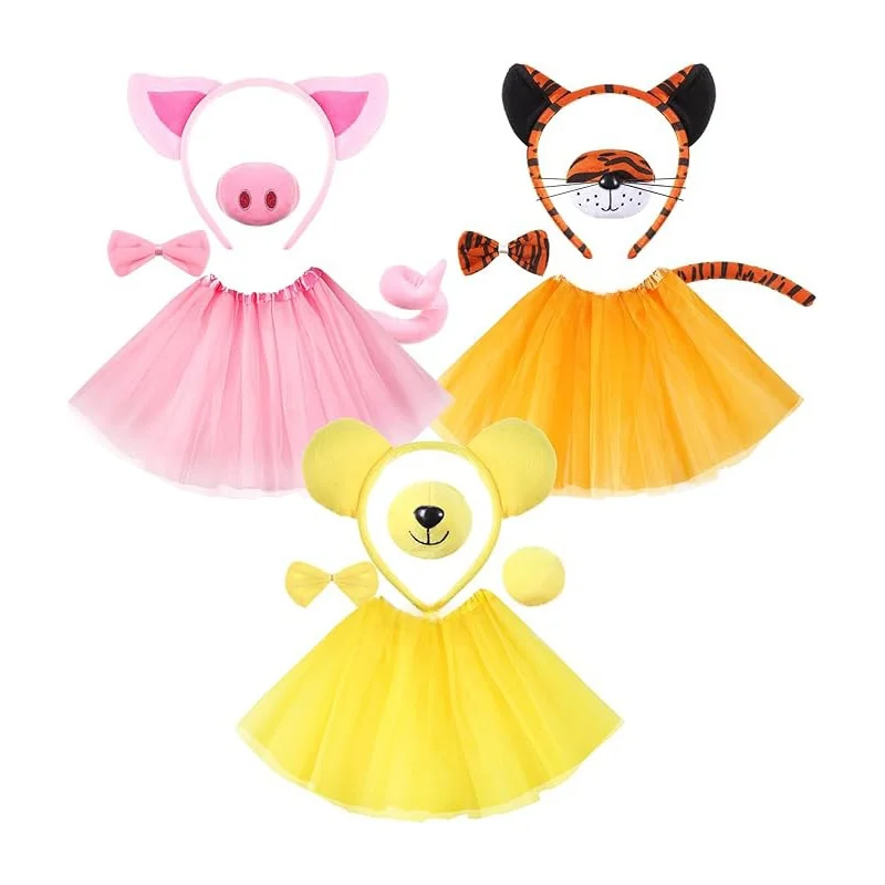 acorio-de-cosplay-de-loween-faixa-de-cabelo-rosa-com-cauda-de-porco-estilo-2025-faixa-de-cabelo-de-couro-dupla-camad