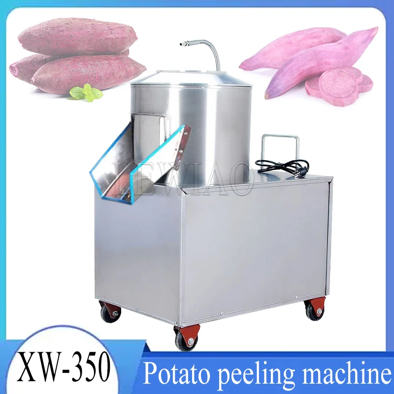 Industrial Vegetable Washer Peeler Spinach Cleaning Potatoes Peeling Sweet Potato Washing Machine