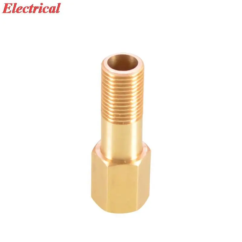 

1pc Brass Connector Pipe Fitting Long Nipple Rod Coupler Water Gas Oil 1/8" 1/4" 3/8" BSP Female To Male 50 75 100 125mm Length