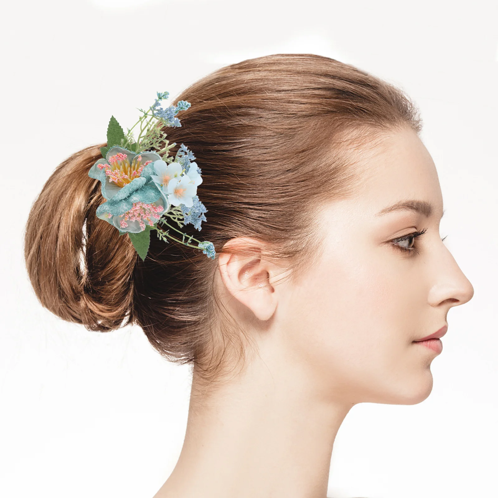 

2 шт. гавайский цветок расческа для волос искусственный гибискус плюмерии ткань цветок боковой зажим пляжная свадьба Луау аксессуары для вечеринок