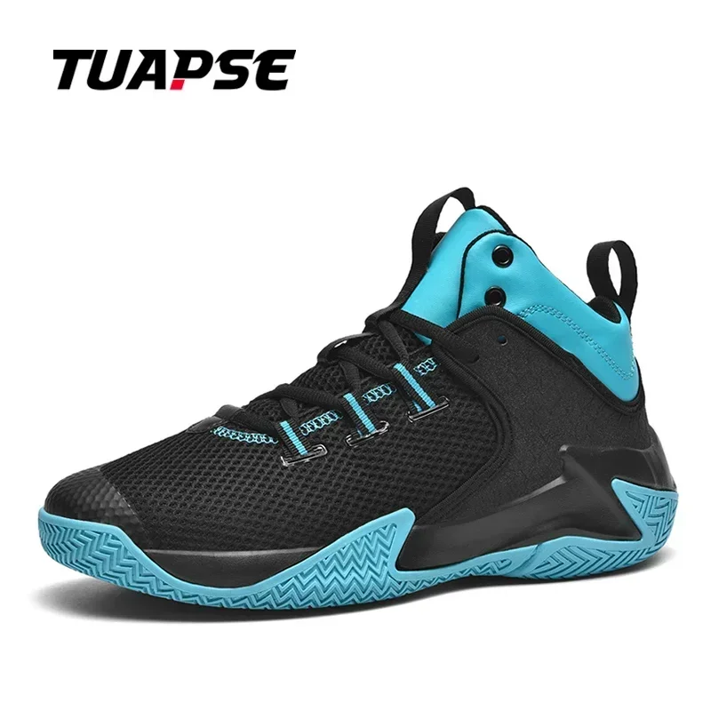 TUAPSE New Basketball Shoes For Men Breathable Cushioning Non-Slip Outdoor Sports Shoes Gym Training Athletic Basketball Sneaker