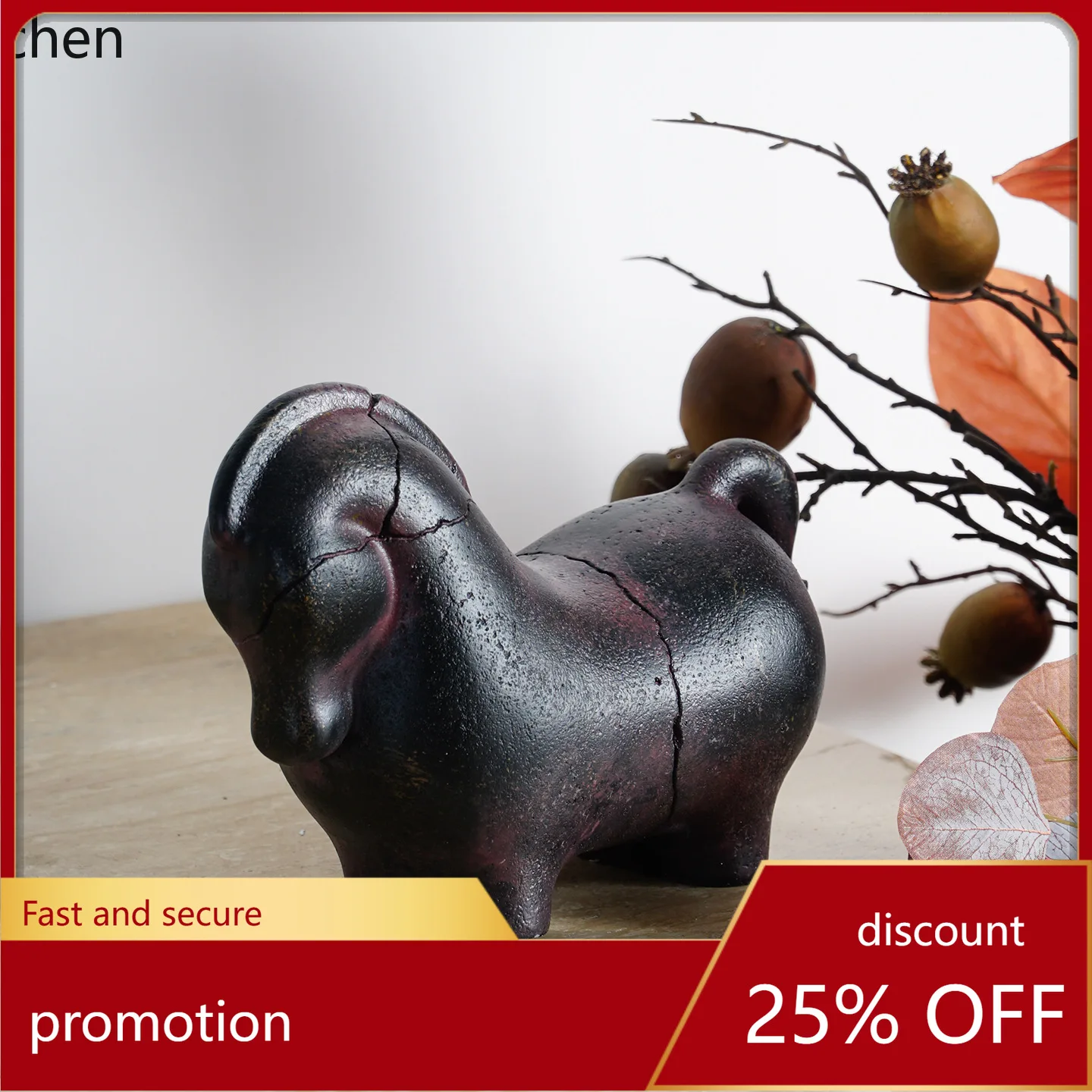 

HT New Chinese Style Abstract Horse Ornament Sales Office Model Room Clubhouse Curio Rack Wealth Horse Decoration Craft