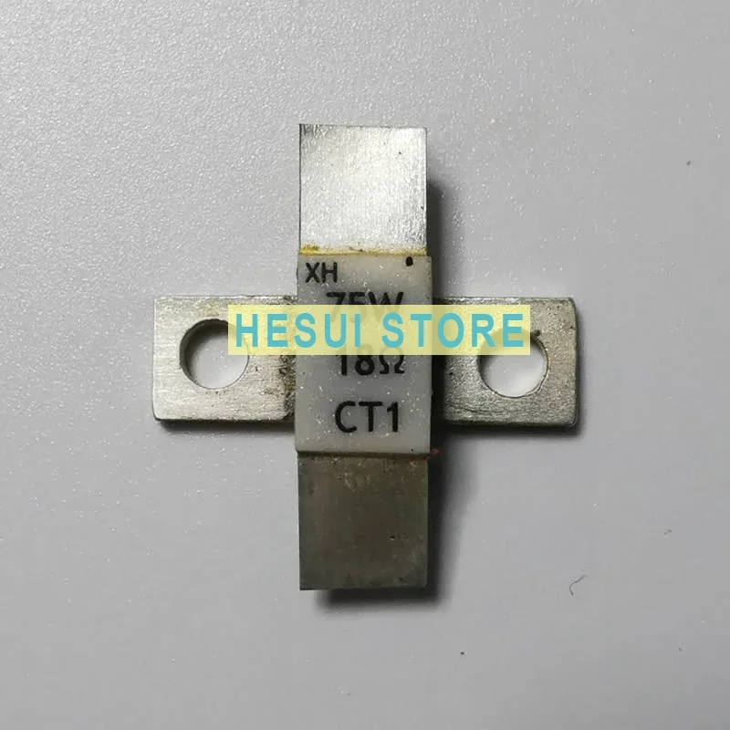 75와트 18옴 플랜지 장착 마이크로파 저항기 BeO 세라믹 고출력 더미 로드 75W 18Ω