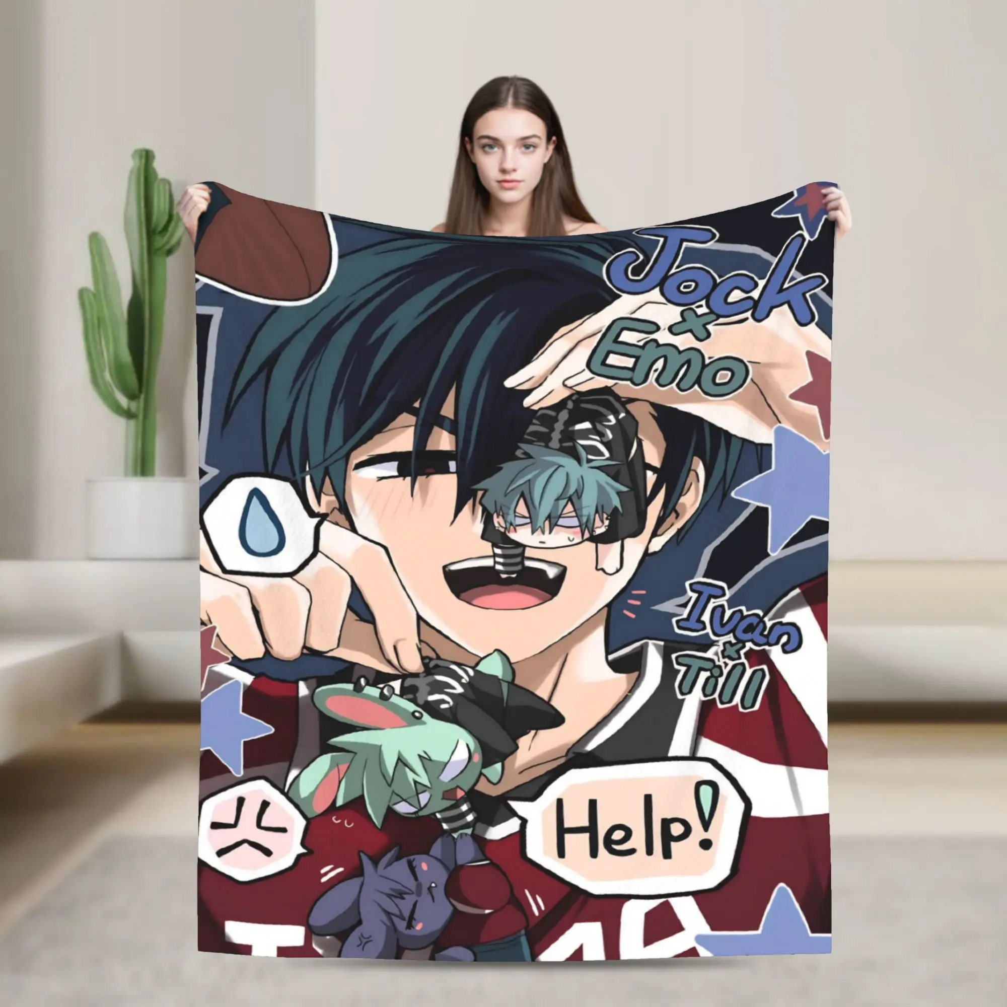 ALNST Alien Stage ivan till Blanket Fleece  Multifunction Ultra-Soft Throw Blankets for Bedroom Quilt