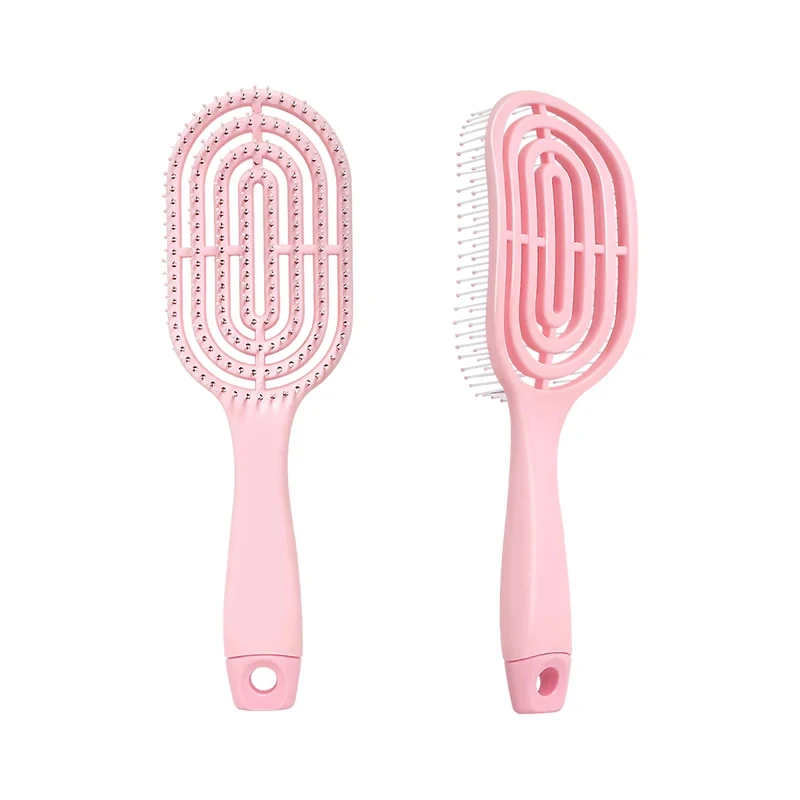 Massage Comb Hollow Out Hair Brush Scalp Massage Combs Women Wet Curly Detangle Hair Brush for Salon Hairdressing Styling Tools