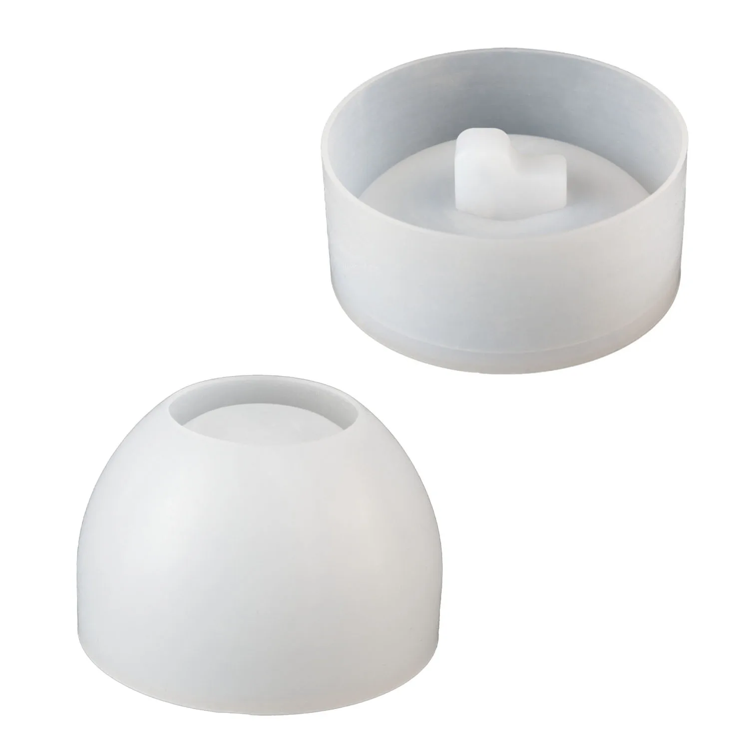 

3D apple shaped silicone mold made of epoxy resin can be used for jewelry storage boxes Christmas candle decorations