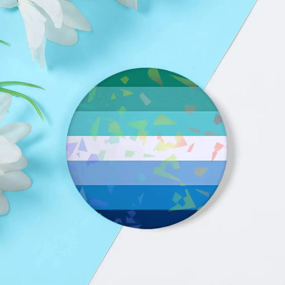 جديد فخر أعلام ثنائي الجنس مثلي الجنس الإبداعية أنيمي سلسلة المينا شارة بدبابيس بروش معدني لحقيبة الملابس ديكور