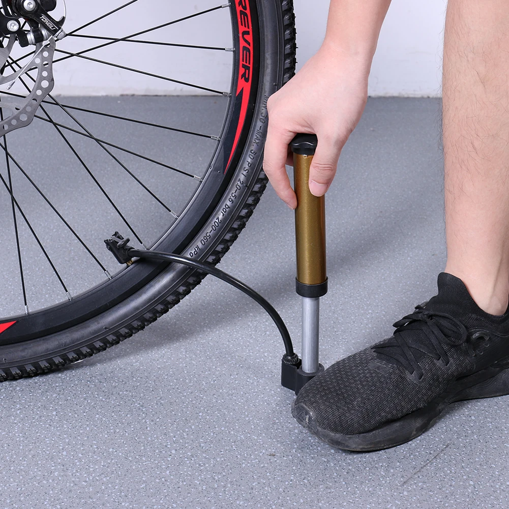 Bicycle Hand Air Pump Schrader Valve Adapter Lightweight for Bike Football Basketball Portable Bike Ball Toys Manual Pump