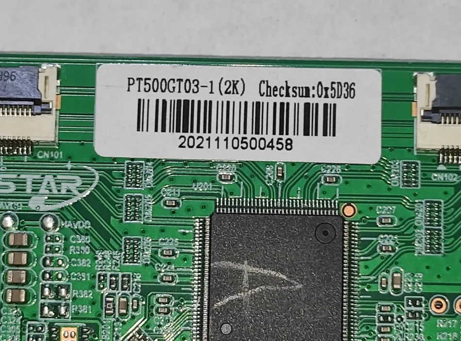 ¡Envío gratis! Placa lógica de TV LCD LED PT500GT03-1 2k, interfaz t-con LVDs