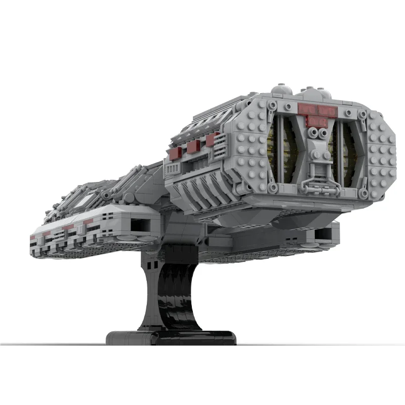 Moc battlestar galactica modelo blocos de construção famosa estrela filme tecnologia tijolo diy arma nave espacial brinquedo crianças presente do feriado