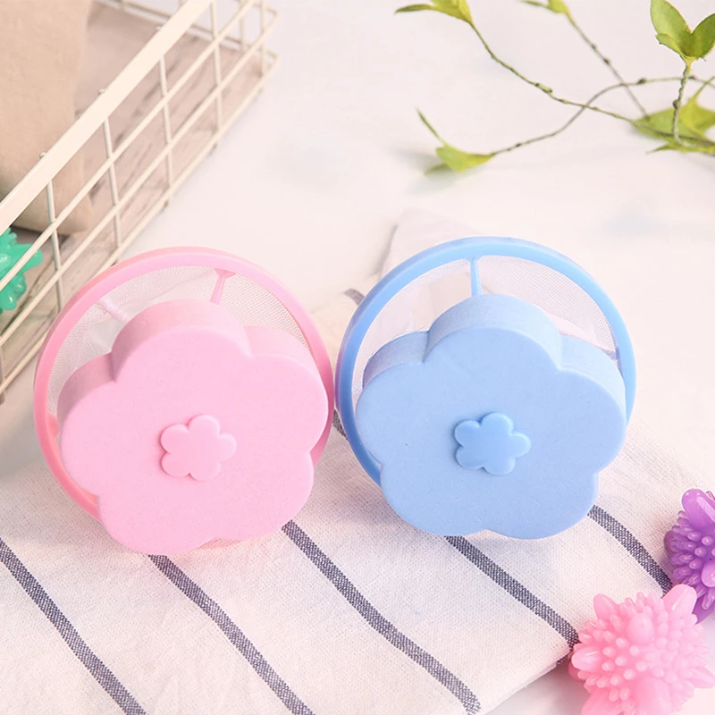 Laundry Ball Hair Remover Wheat Field Filter Cleaning Ball Cleaning Pad Washing Machine Net Filter Mesh Bag Bathroom Accessories