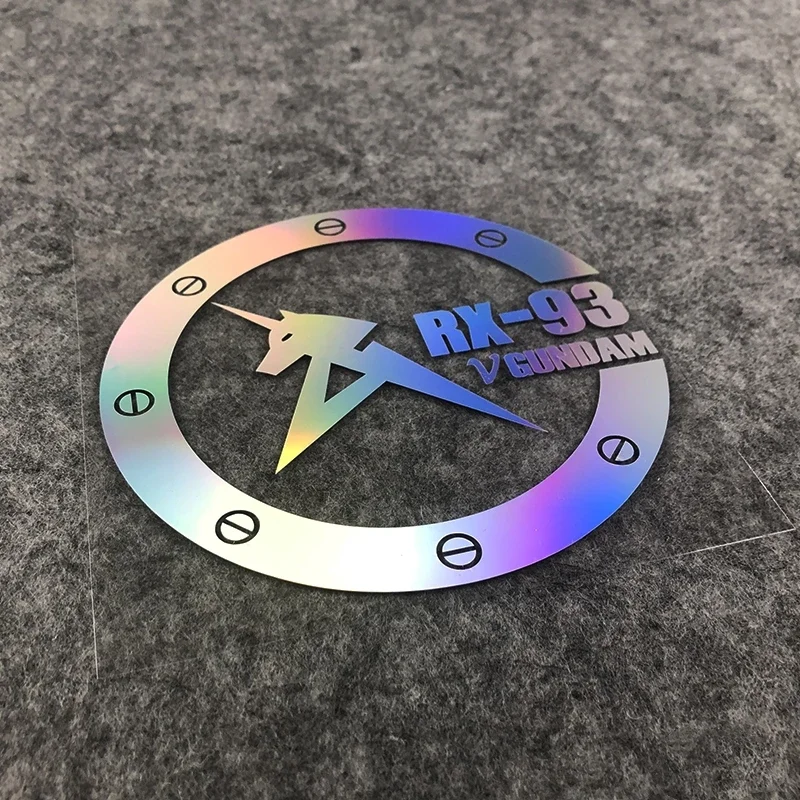 ملصق سيارة شارات نافذة السيارات الذيل الشارات ل الكلاسيكية الكرتون أنيمي روبوت البدلة المتنقلة RX-93 الحصان #5