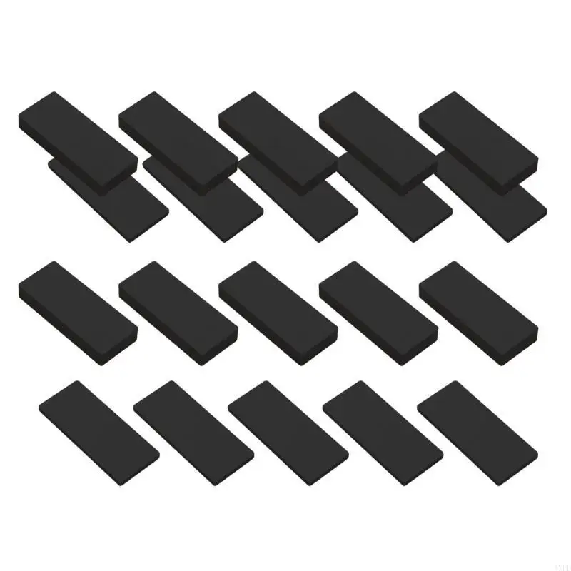 

4xfd 20pcs eva foam hectpers запоры черного изголовья бампер -шпоры устойчивы