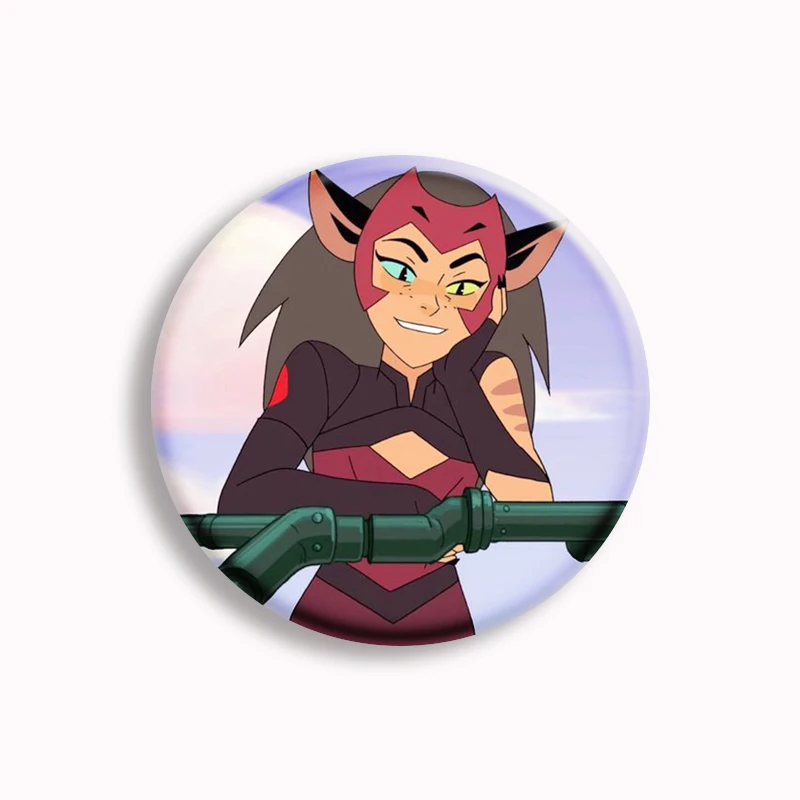 SHE-RA and The Princesses of Power Soft Button Pin SheRa CatraDora Catra Adora Anime Brooch Badge Bag Cartoon Accessories Decor