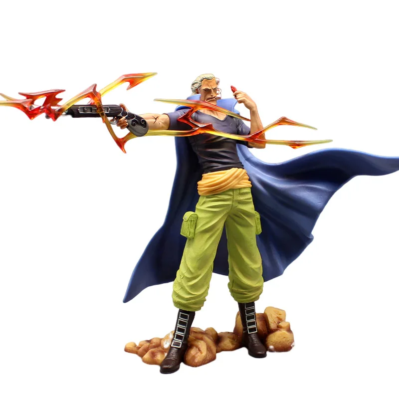 26cm Anime Benn Beckman Red Hair Pirates Figures One Piece Ben Bekkuman Action Figures PVC Collection Model Toy Decoration Gifts