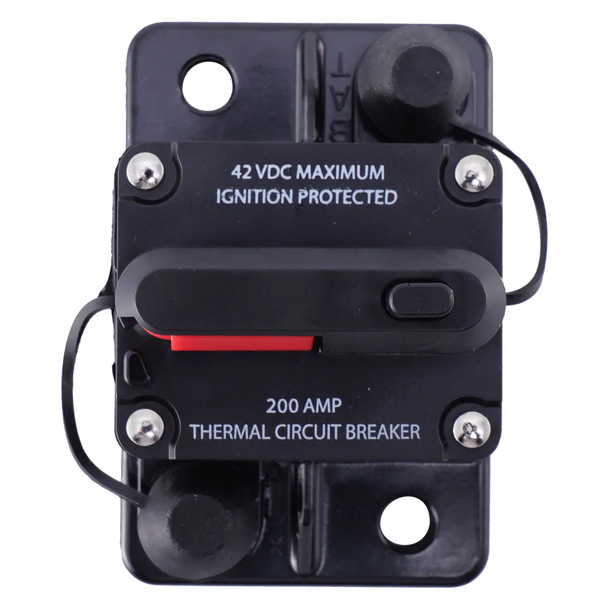 

Circuit Breaker Auto Reset Waterproof Inline Fuse for Motor Truck RV UTV Durable Easy Install Plastic Eco Friendly