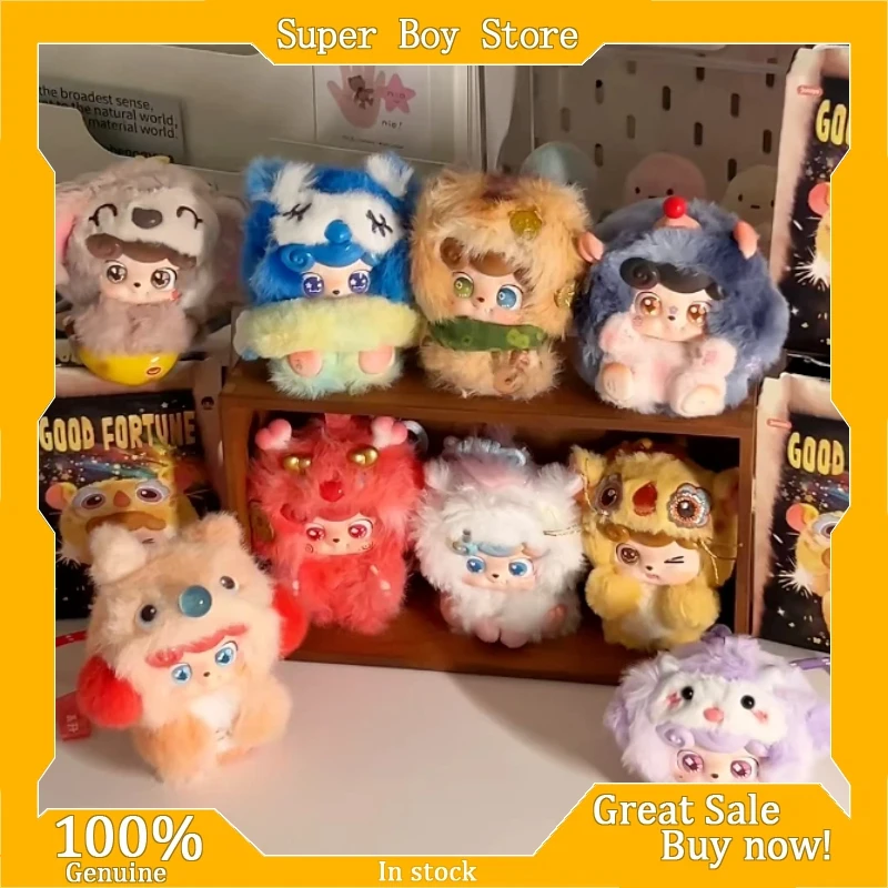 

Оригинальная коллекционная фигурка-подвеска Jotoys Q.Kid Good Fortune Series 2026 года, серия «Слепая коробка», настольное украшение, модный тренд, подарок-сюрприз