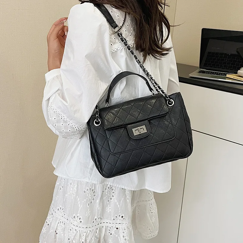 

‌New 2025 Designer Shoulder Bag - Fashion Square Purse with Chain Strap, Summer Women's Accessory‌