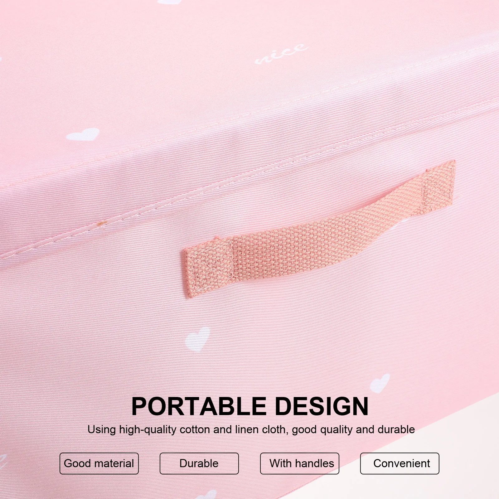 

1 pc Storage Bin Large Capacity Foldable Organizer Box For Clothes Socks Cosmetics Laundry Household Sundry Container