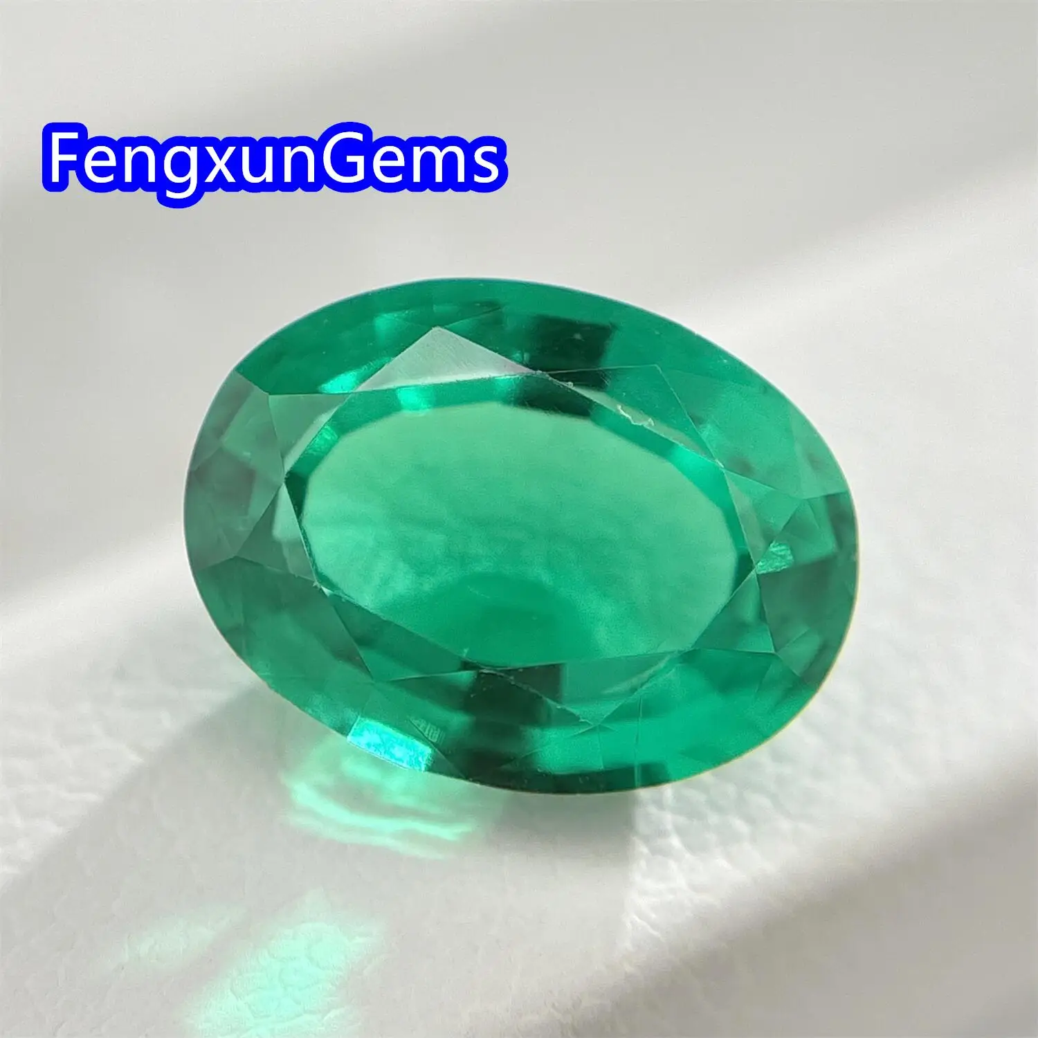 Lab Grown Columbia Emerald Oval Cut Skillfully Hand Cut With AGL Certificate For Jewelry Ring Necklace Make