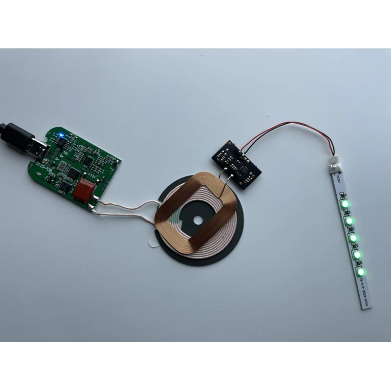 Módulo receptor de cargador inalámbrico, placa de alimentación de circuito de bobina PCBA para transmisor de carga rápida inalámbrico, 5W, 7,5 W,