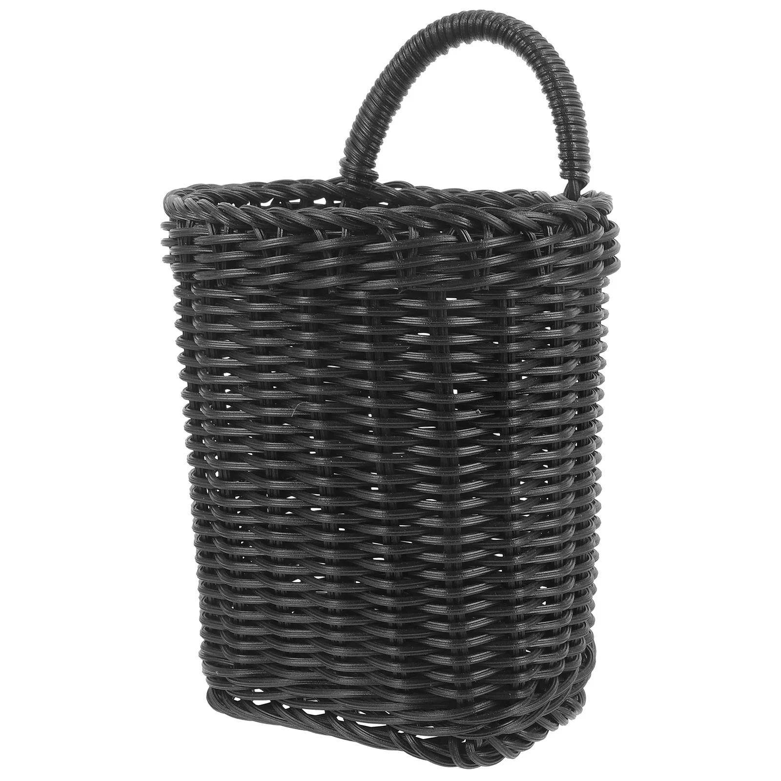 Bathroom Rattan Hanging Basket Woven Flower Flowers Holder for Storage Wall Ginger Garlic Small Fruit Vegetable Toy Bins