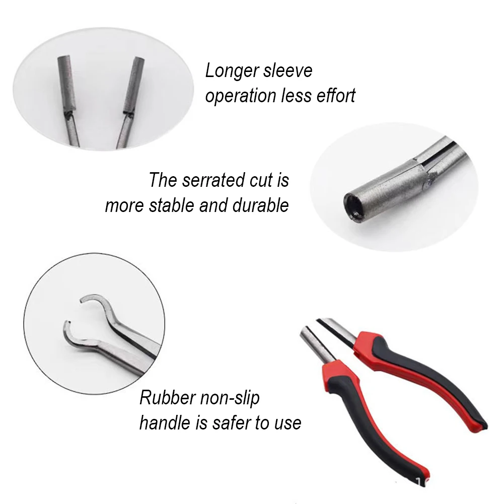 

Компактные высоковольтные плоскогубцы с противоскользящей рукояткой для удобного захвата, для работы с шлангами, инструмент для двигателя