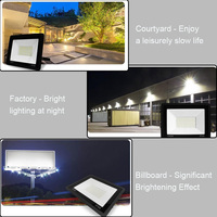 LED PIR Motion Sensor Floodlight Outdoor Wall Lamp White Light 100W 50W 30W 20W 10W IP66 Waterproof LED Spotlight For Garden