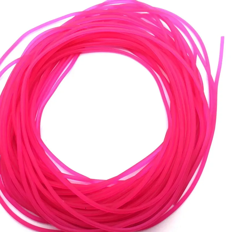 Goods For Fishing 1.6MM Rubber Elastic Rubber Line 5-10m Rubber Line For Fshing Traditional Level Round Elastic Rope Tied Lines