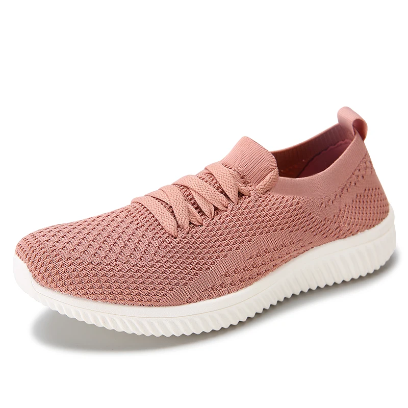 2025  Running Summer Tennis Women Casual Shoes Breathable Walking Mesh Lace Up Flat Shoes Sneakers Women