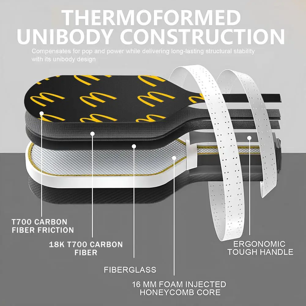 Рисунок 4 - Прохладное весло для пиклбола M-Mc-Donald'sS T700