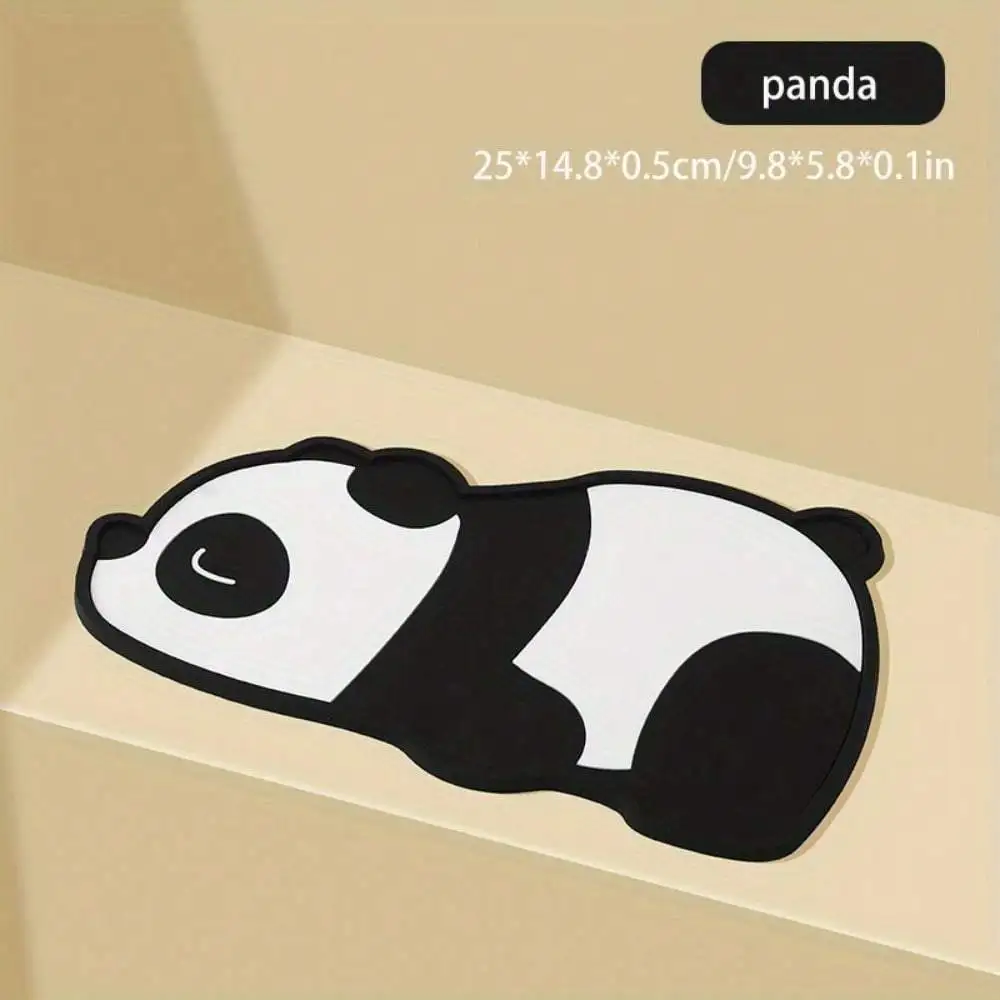Cute Panda Car Dashboard Ornament: Anti-Slip Mat & Cargo Liner - Perfect For Boys & Girls Car Interior Decoration!