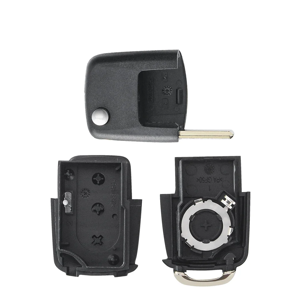 เปลี่ยนเคสกุญแจรีโมทแบบพลิก 3 ปุ่ม สำหรับรถยนต์ VW Volkswagen Golf Passat MK4 Seat Altea Alhambra Ibiza2027