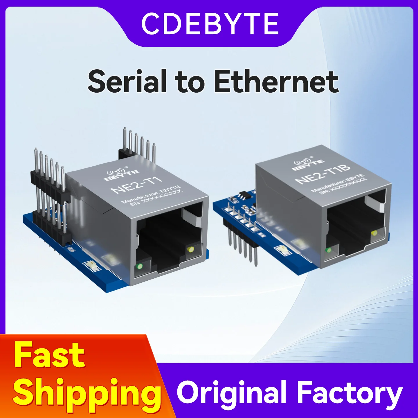 Puerto serie a red RJ45 TTL Serial a Ethernet CDEBYTE NE2-T1M NT1-M Tamaño ultrapequeño Modbus Gateway TCP a RTU IoT MQTT