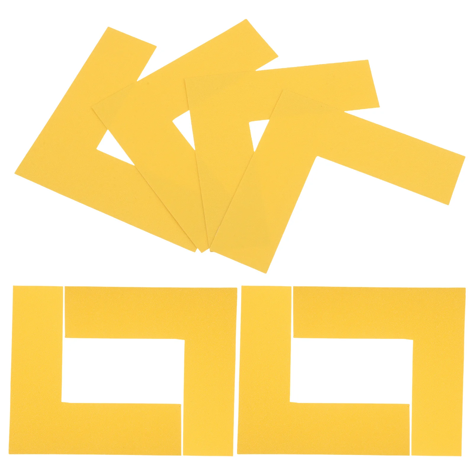

L Shaped Floor Marker For Warehouse Positioning Adhesive Ground Identification Sign With Rounded Corners For Office Use