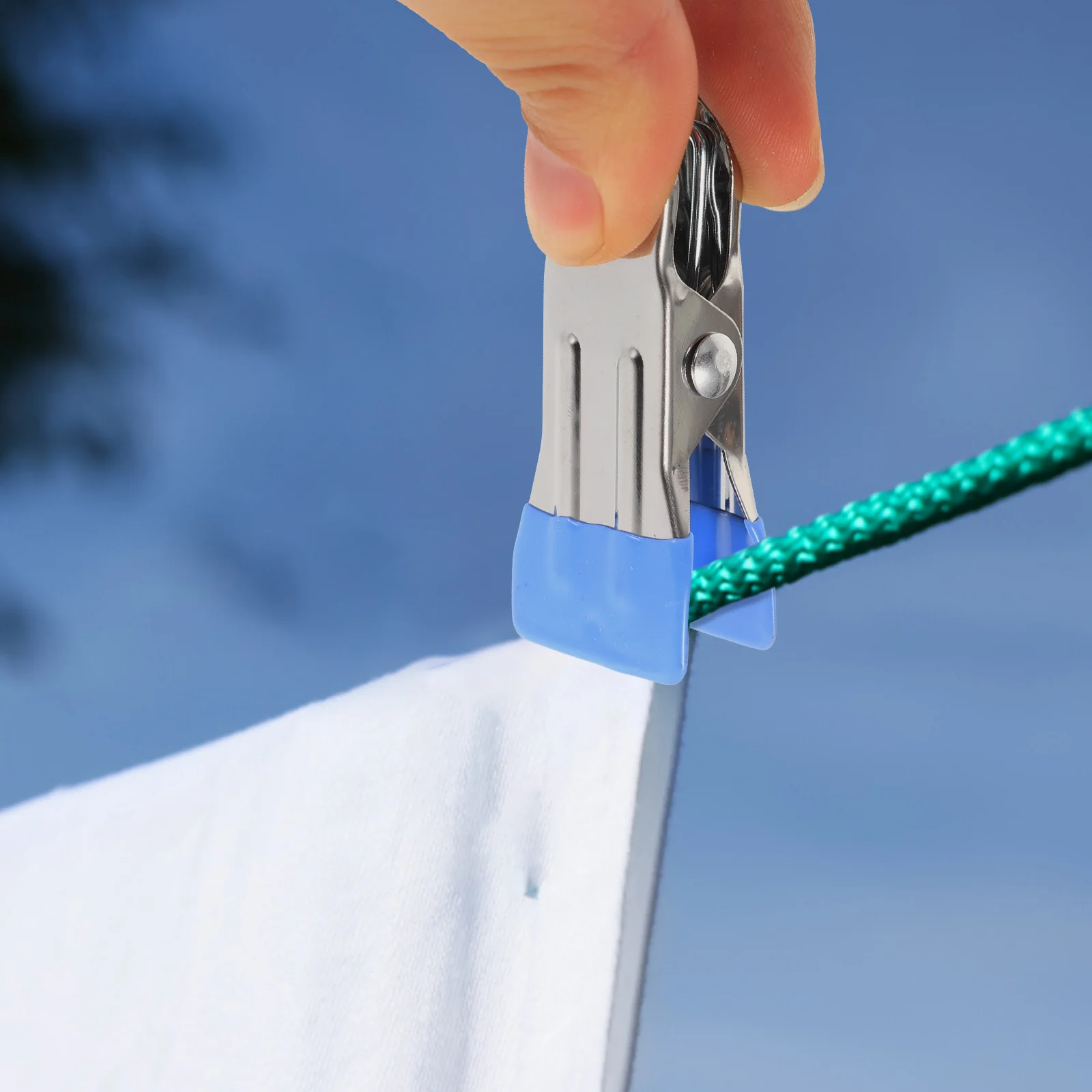 

30Pcs Heavy Duty Stainless Steel Windproof Pool Cover Clamps Fixed Clips for Above Ground Winter Swimming Pool Cover